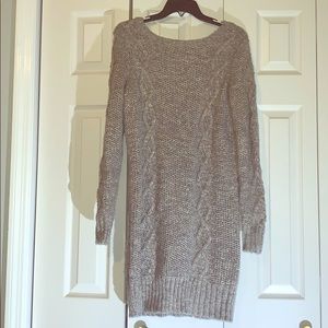 American Eagle Outfitters Gray Knit Dress
